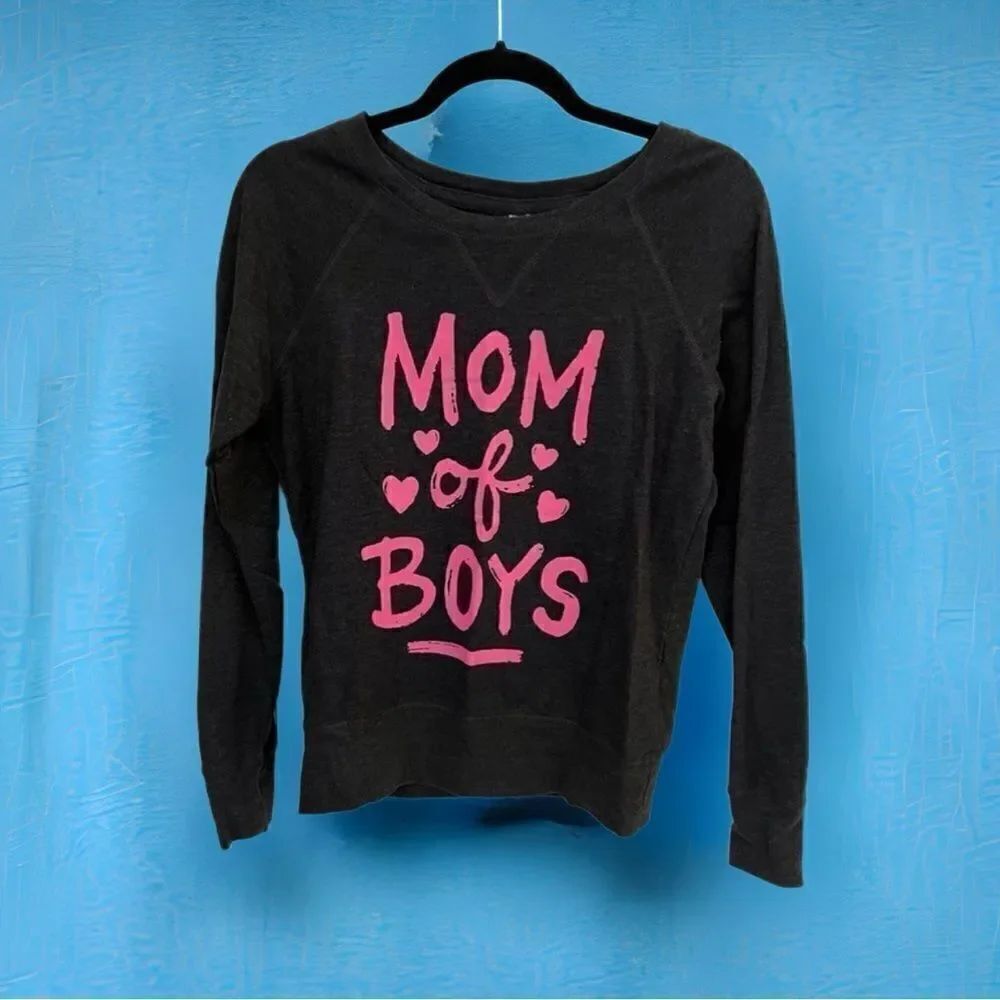 Sweatshirt with Mom of Boys! Small